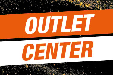 Banner mit der Aufschrift: Outlet Center