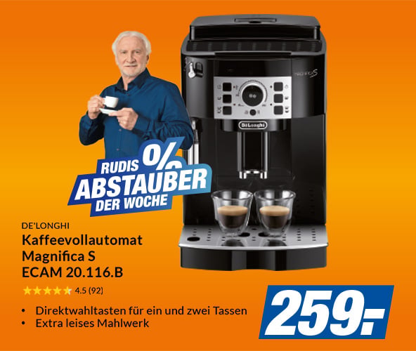 De'Longhi Kaffeevollautomat ECAM 20.116.B Magnifica S
