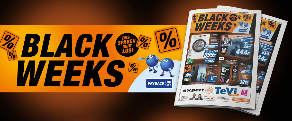 Unser aktueller Werbeprospekt - Die BlackWeeks starten, das Sparen geht los!