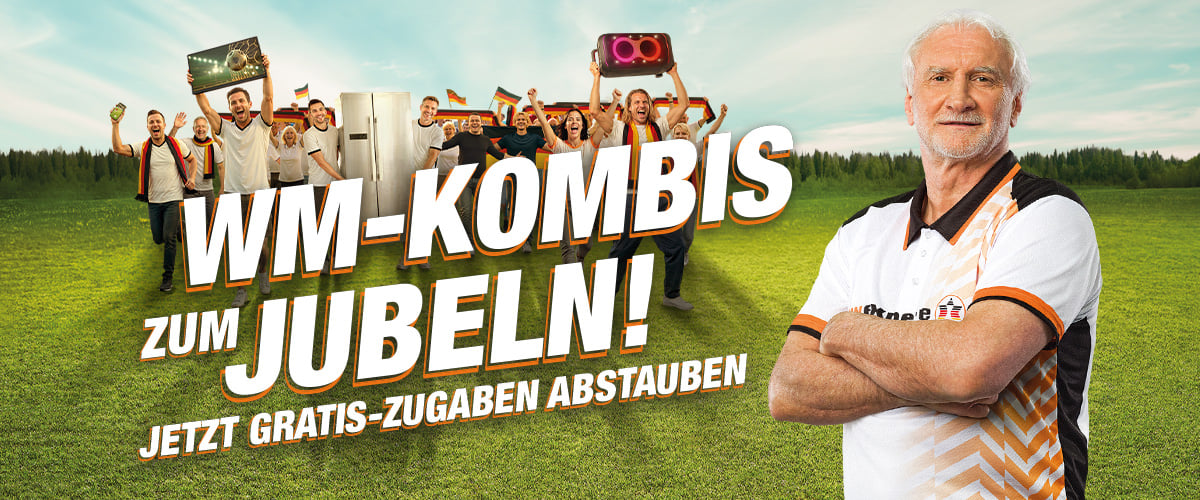 WM-KOMBIS ZUM JUBELN
Viele Angebote jetzt mit tollen Zugaben
