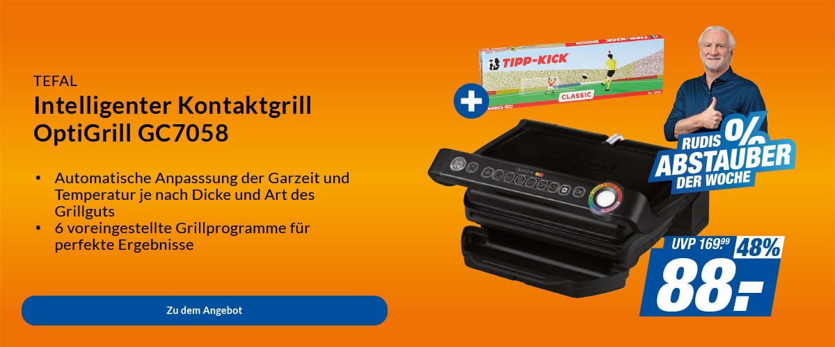 Tefal Intelligenter Kontaktgrill OptiGrill GC7058
